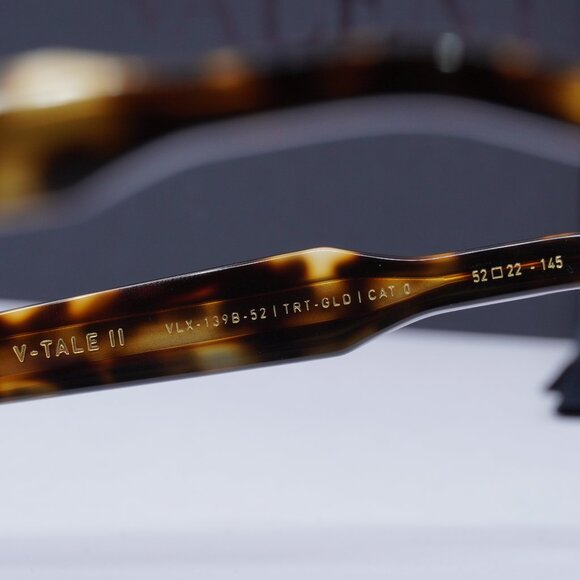 Valentino V-TALE II VLX-139B Aviator Eyeglasses 52mm - Havana - Picture 7 of 10